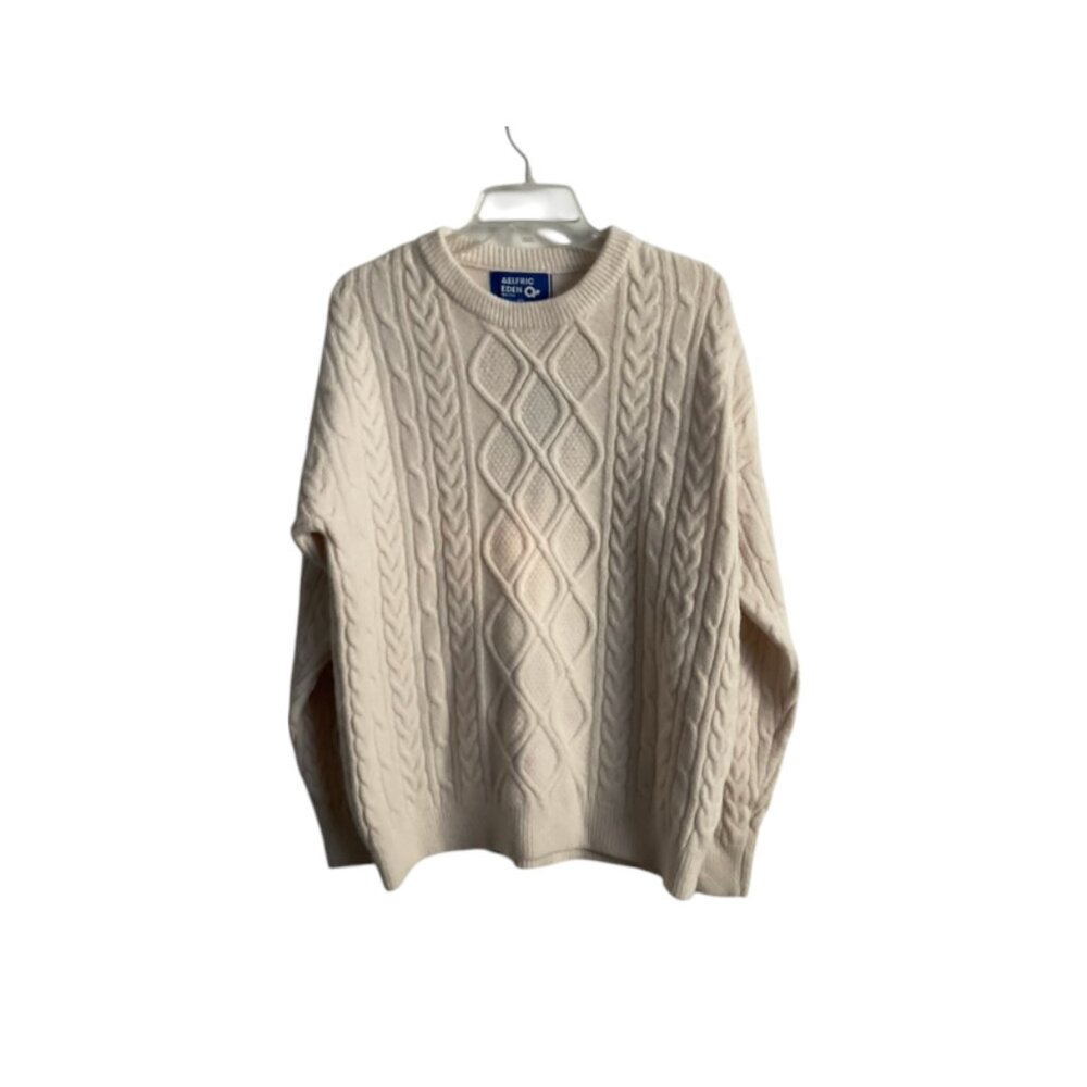 Aelfric Eden Off White Retro Rory Gilmore Knit Sweater — image 3 of 5